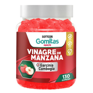 Gomitas Enriquecidas con Vinagre de Manzana + Garcinia + Té Verde – 100 Unidades | Sottcor Labs